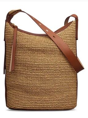 RAG & BONE Belize Straw Bucket Bag